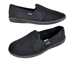 Mokasyny Męskie Lekkie Czarne 2382