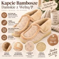 Kapcie bambosze damskie z wełną 2260 – cechy produktu i podeszwa